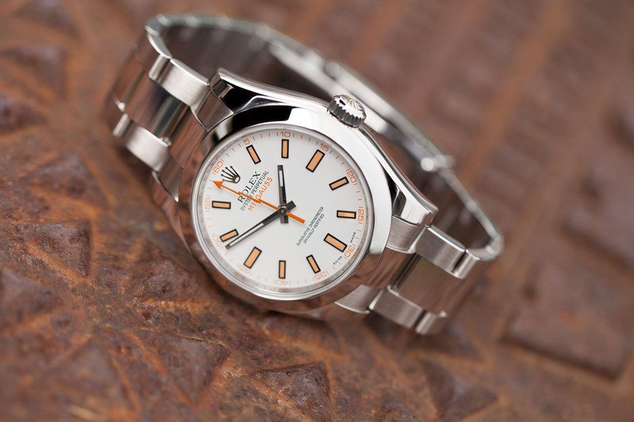 The 40 mm fake watch is made from Oystersteel.