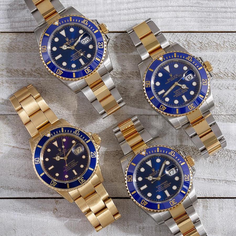 All the Submariner fake watches are designed with Oyster bracelets.